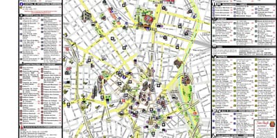 Hartă din centrul orasului São Paulo