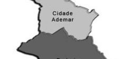 Harta Cidade Ademar sub-prefectura