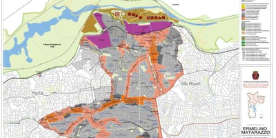 Harta Ermelino Matarazzo São Paulo - Ocupație a solului