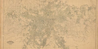 Harta fostei São Paulo - 1943