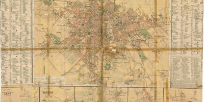 Harta fostei São Paulo - 1913
