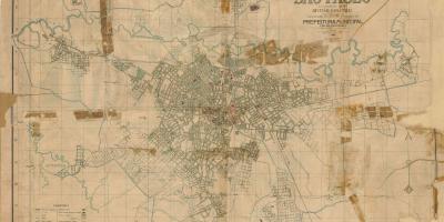 Harta fostei São Paulo - 1916