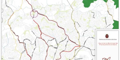 Harta Freguesia do Ó São Paulo - Drumuri