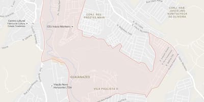 Harta Guaianazes São Paulo