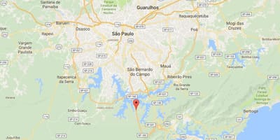 Harta Imigrantes autostrada - SP 160