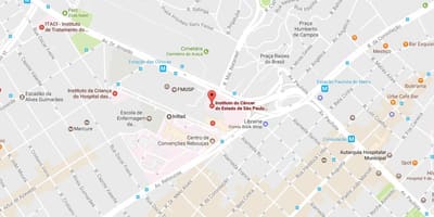 Harta de la Institutul de Cancer din São Paulo