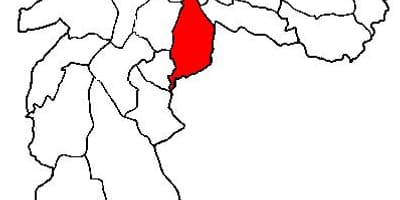 Harta Ipiranga sub-prefectura São Paulo