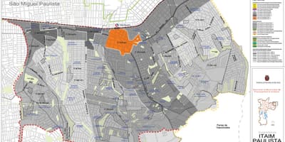 Harta Itaim Paulista - Vila Curuçá São Paulo - Ocupație a solului