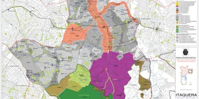 Harta Itaquera São Paulo - Ocupație a solului