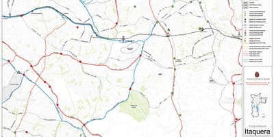 Harta Itaquera São Paulo - transportul Public