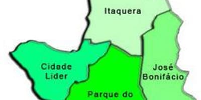 Harta Itaquera sub-prefectura