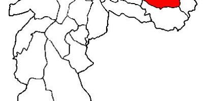 Harta Itaquera sub-prefectura São Paulo