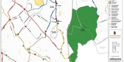 Harta Jabaquara São Paulo - transportul Public