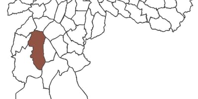 Harta Jardim São Luís district