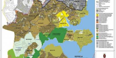 Harta de M ' boi Mirim São Paulo - Ocupație a solului