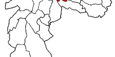 Harta de Mooca sub-prefectura São Paulo