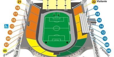 Harta Pacaembu São Paulo stadion