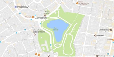 Harta parcul de aclimatizare São Paulo