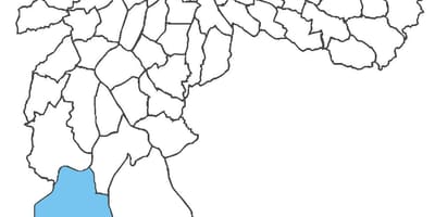 Harta Parelheiros district