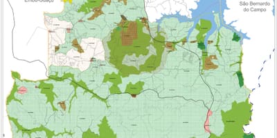Harta Parelheiros São Paulo - Ocupație a solului