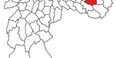 Harta Parque do Carmo district