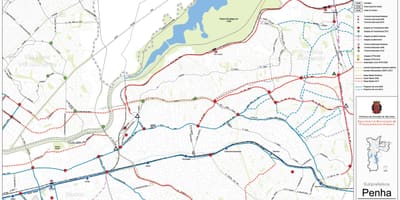 Harta Penha São Paulo - transportul Public