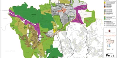 Harta Perus São Paulo - Ocupație a solului