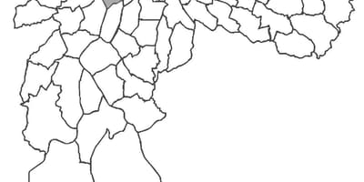 Harta Pinheiros district