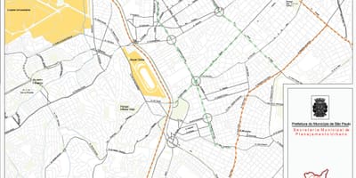 Harta Pinheiros São Paulo - Drumuri