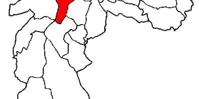 Harta Pinheiros sub-prefectura São Paulo