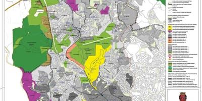 Harta Pirituba-Jaraguá São Paulo - Ocupație a solului