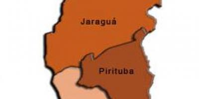 Harta Pirituba-Jaraguá sub-prefectura