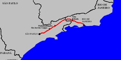 Harta de Președinte Dutra autostrada - BR 116