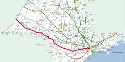 Harta Raposo Tavares autostrada - SP 270