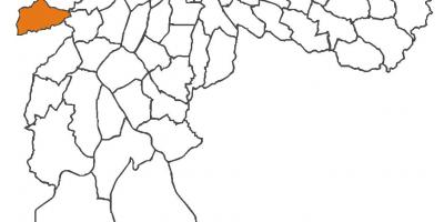 Harta Raposo Tavares district