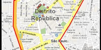 Harta República São Paulo