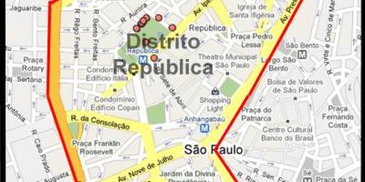Harta República São Paulo