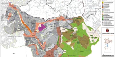 Harta San Mateus São Paulo - Ocupație a solului