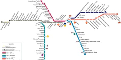 Harta São Paulo CPTM
