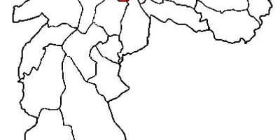 Harta Sé sub-prefectura São Paulo