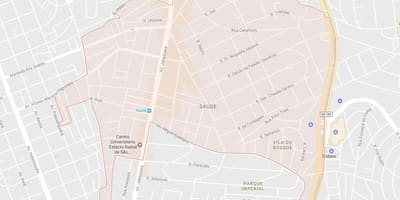 Harta de Saúde São Paulo