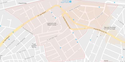 Harta San Miguel Paulista São Paulo