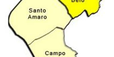 Harta Santo Amaro sub-prefectura