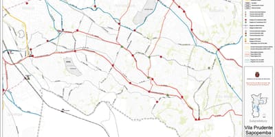 Harta Sapopembra São Paulo - transportul Public