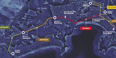 Harta Sistema Integrado Metropolitano - SIM