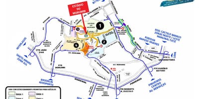 Harta stadionul Morumbi