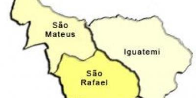 Harta San Mateus sub-prefectura
