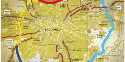 Harta São Paulo centura