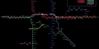 Harta São Paulo CPTM metrou
