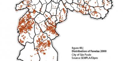 Harta São Paulo favelas
